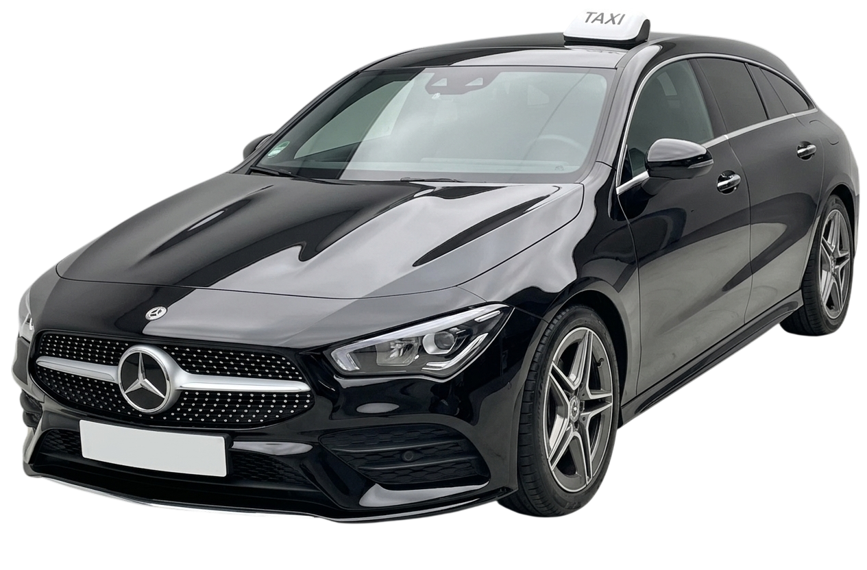 Taxi Mercedes break noir haut de gamme chris-taxi à blaye pour trajets confort et élégants