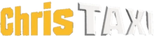 Logo 3D chris-taxi, service de taxi moderne à blaye